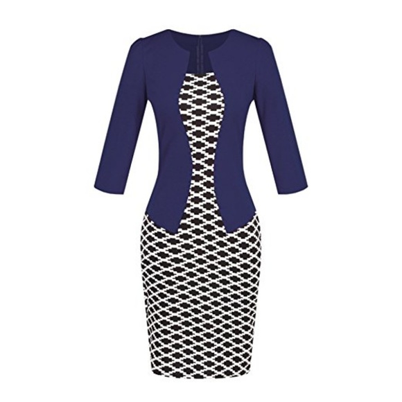 Women’s Red Black Polka Dot Dress - Picture 5 of 8